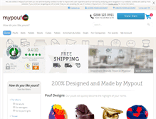 Tablet Screenshot of mypouf.com